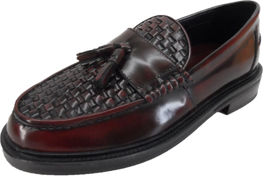 Weave Ska, Northern Soul Tassel Loafers (Oxblood)