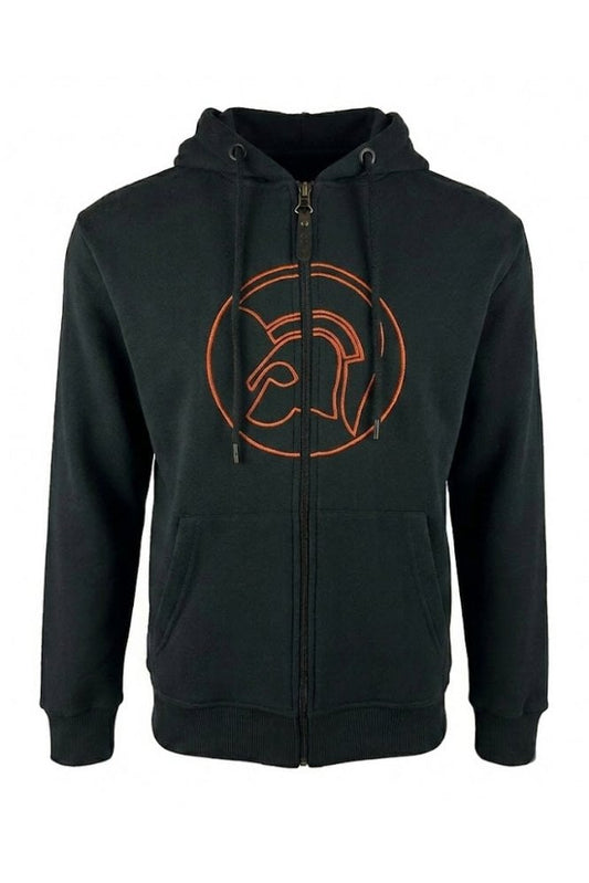 Outline Logo Zip Hoodie TR/9106 Black