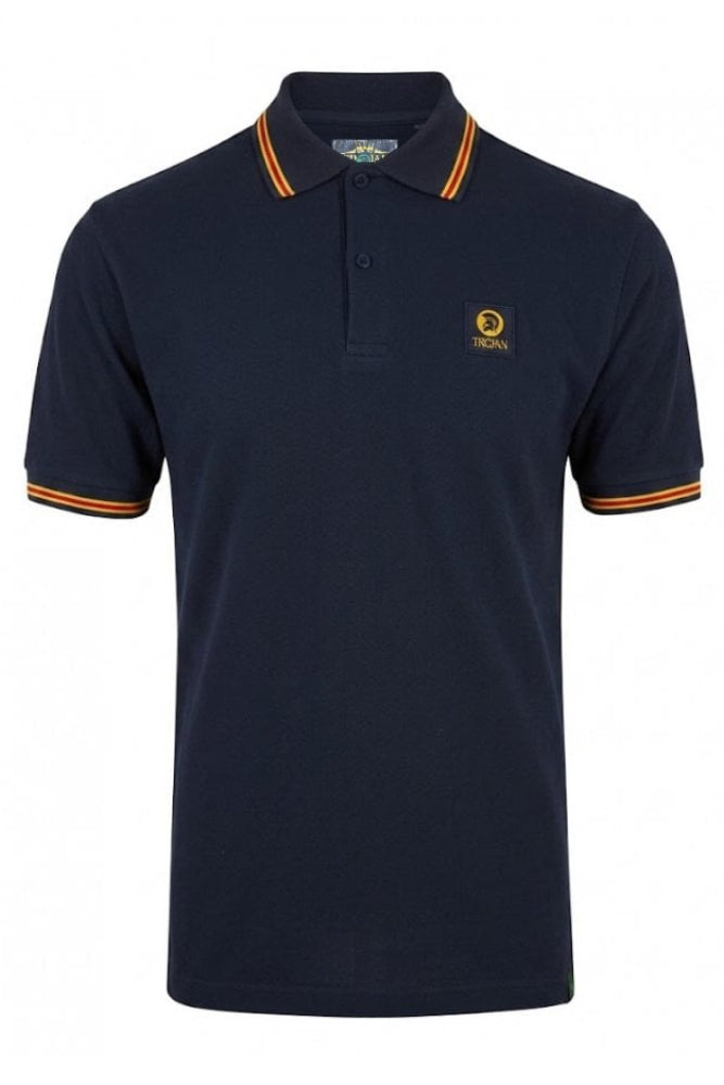 Old School Pique Polo TR/9130 Navy