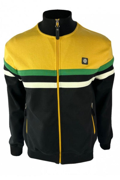 Panel Stripe Track Top TR/9000 Black