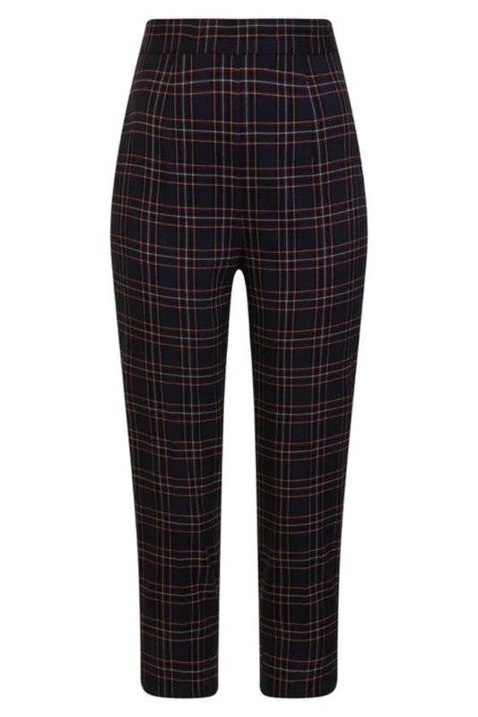 Peebles Cigarette Trousers Navy