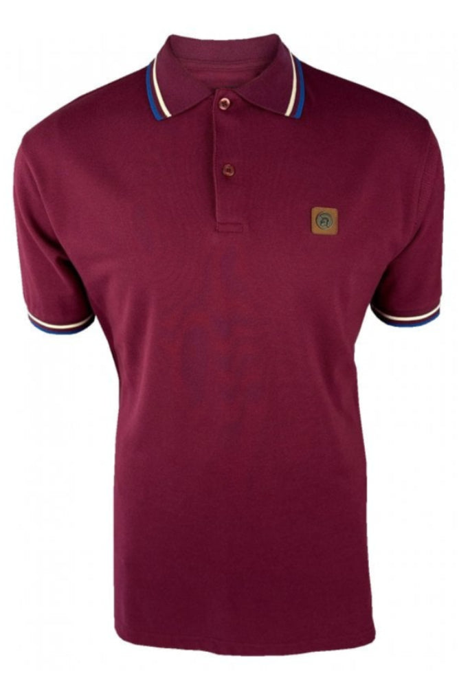 TC/1041 Three colour tipped pique polo Port
