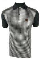 Houndstooth Panel Polo TR/9020 Charcoal