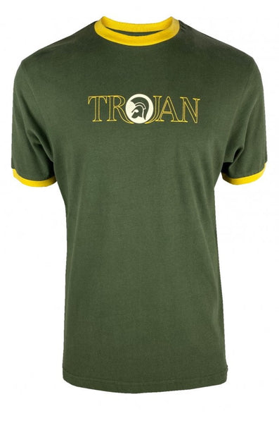 Trojan Outline Logo Tee TC/1004 Army