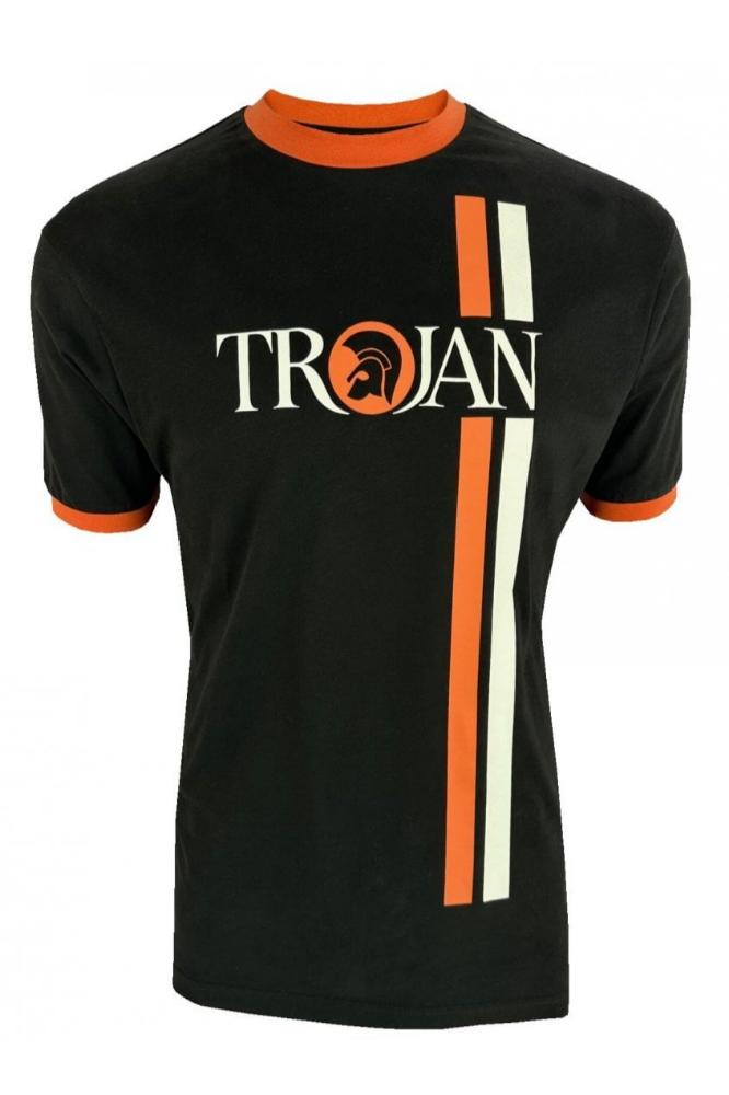 Twin-Stripe Logo Tee TC/1036 Black M