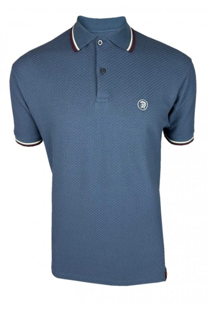Twin Tipped Textured Polo TC/1038 Air Force Blue