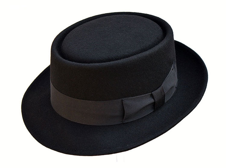 Pork Pie Hat Black