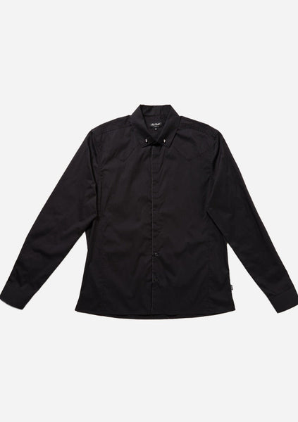 Brooklyn LS Shirt with skull collar buttons