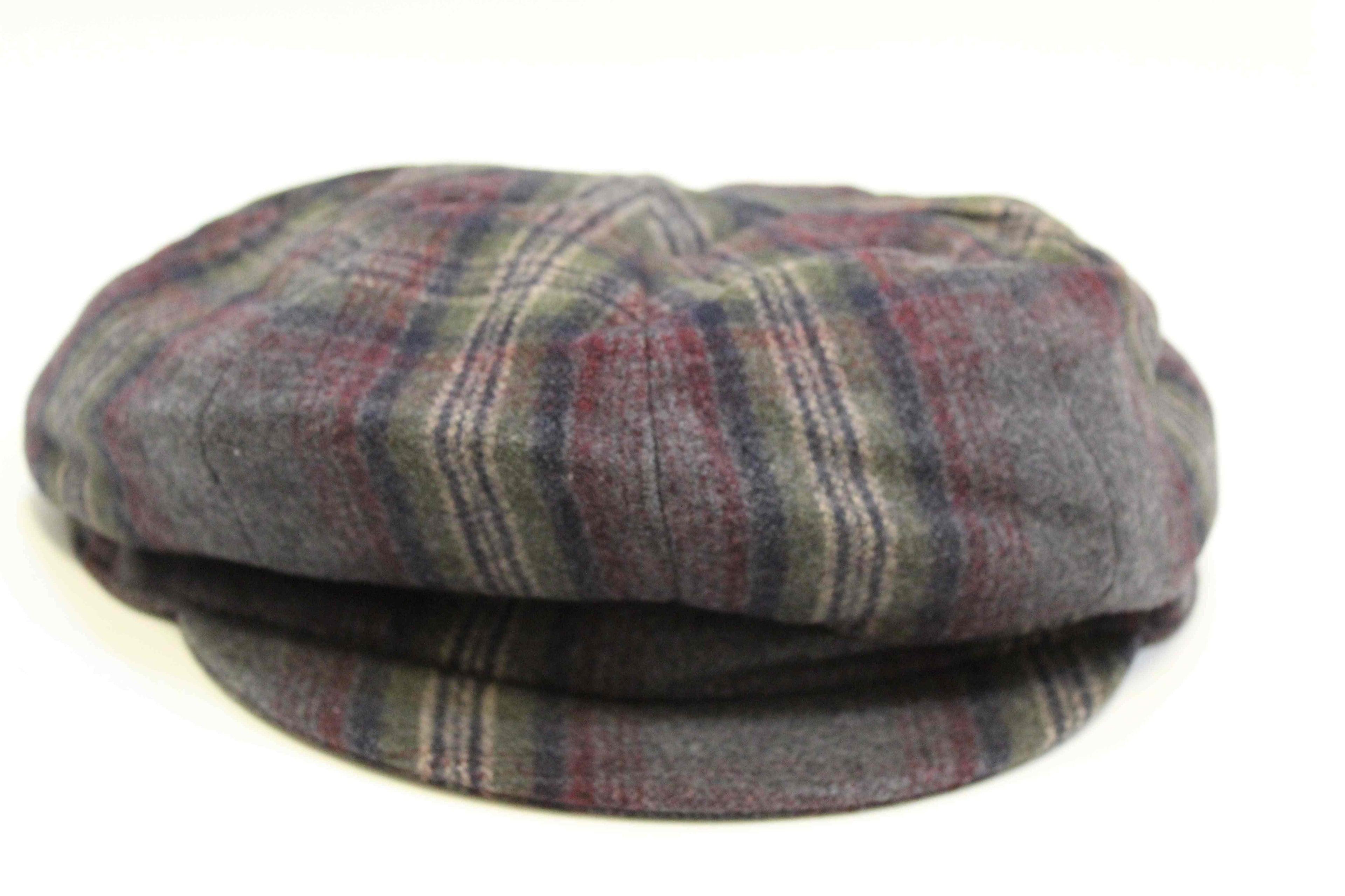 Chloe Bakerboy Wool Hat Grey Multi