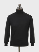 Curtis Knitted Roll Neck Black S & 2XL