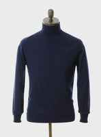 Curtis Knitted Roll Neck Navy L