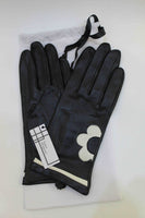 Woman's Daisy Gloves Black
