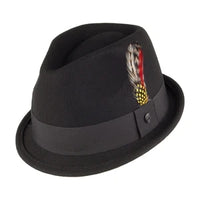 Dekker Crushable Trilby Hat - Black