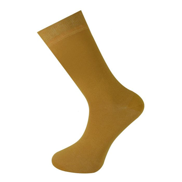 Plain Ankle Sock Golden Brown