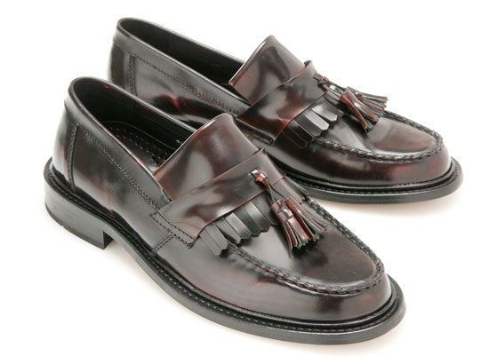 Selecta Ladies  Tassel Loafer Bordo 8