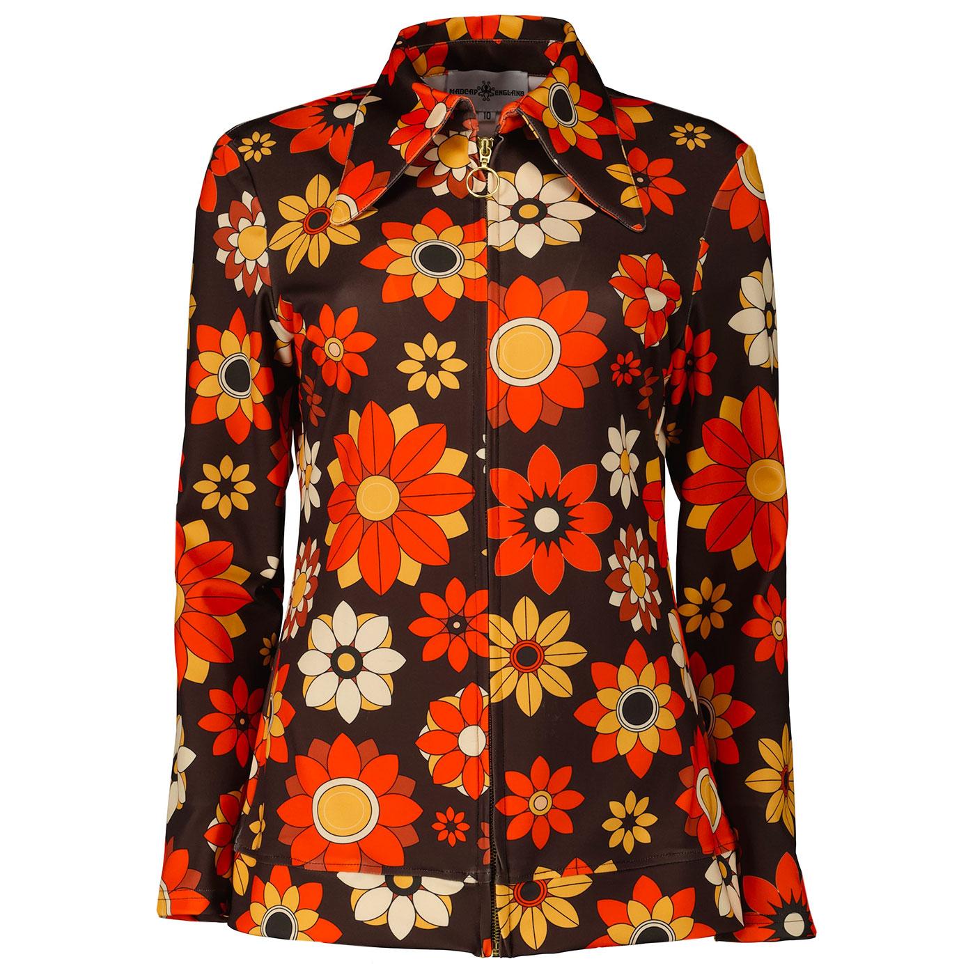 Juliet Dagger Collar Floral Print Shirt