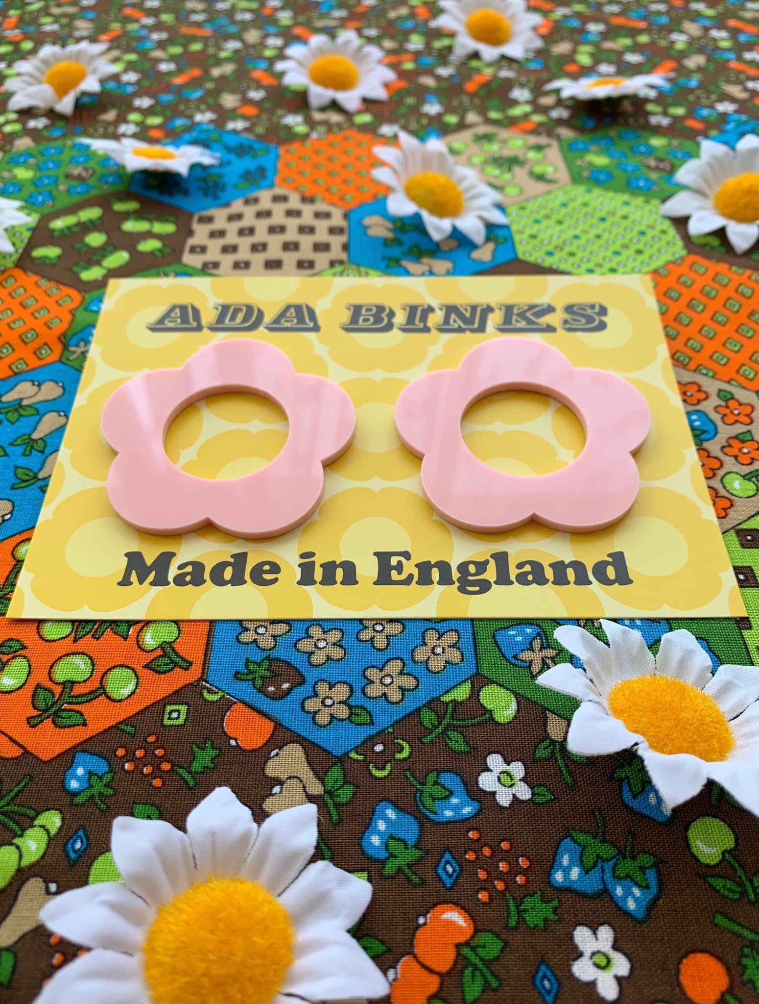 Jumbo Daisy Stud Earrings