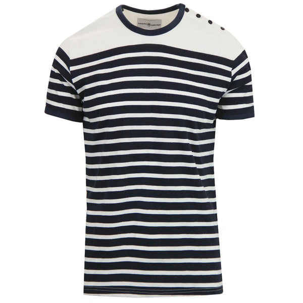 Le Beat Retro Breton Stripe T-shirt S