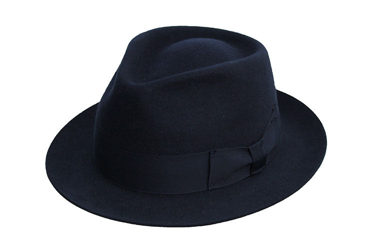 Manhattan Wool Trilby Navy