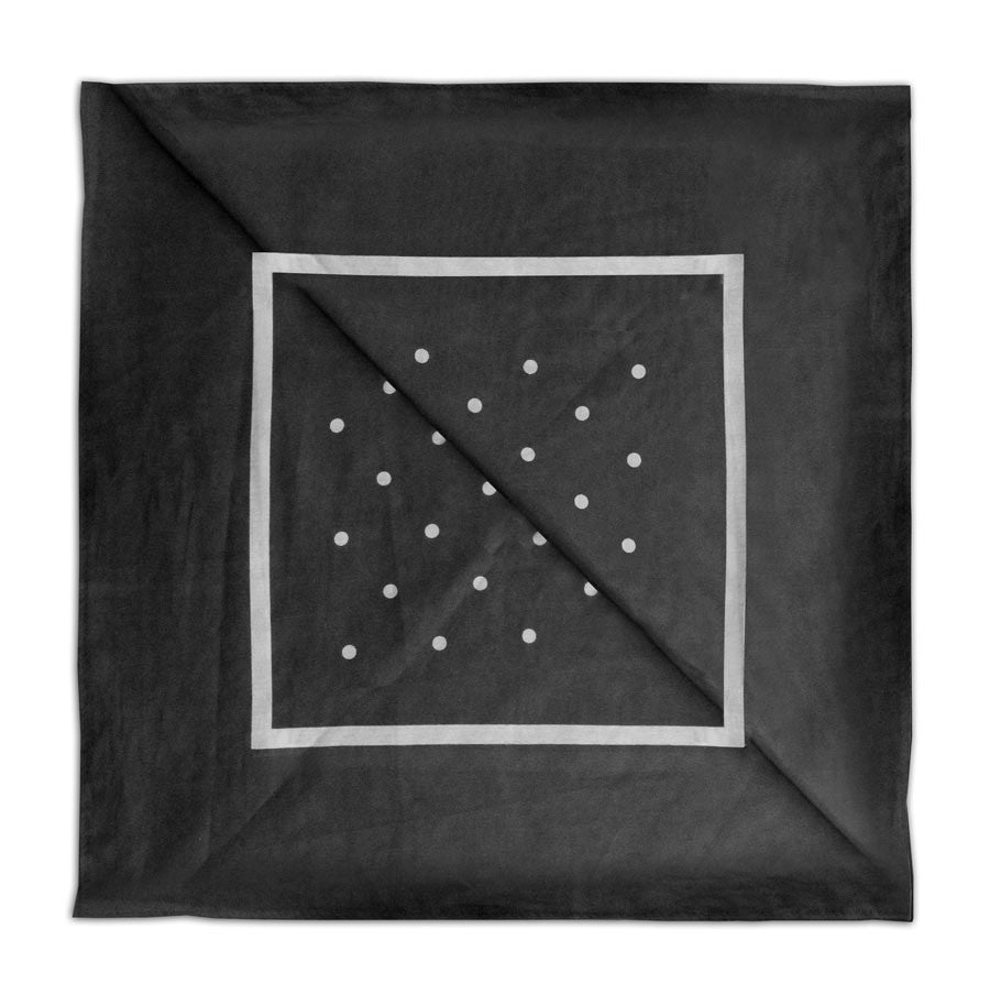 Black/White Polka Dot Neckerchief