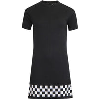 Nicole Checkerboard Panel Knitted Dress