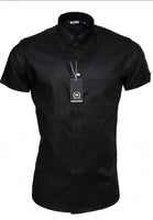 Oxford Shirt Black SS