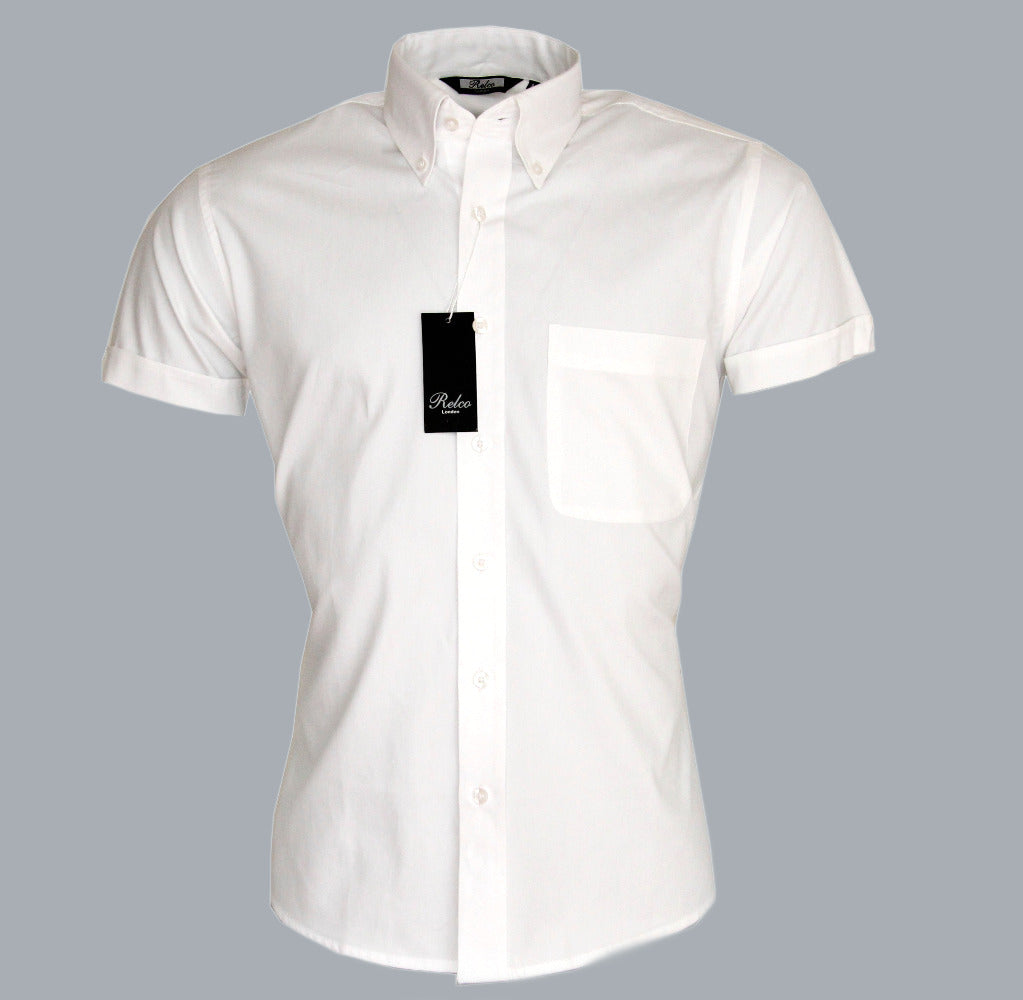 Oxford Short Sleeve Shirt White