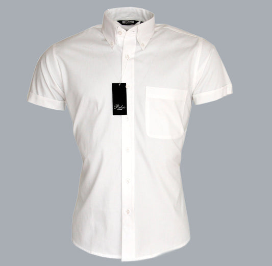 Oxford Short Sleeve Shirt White