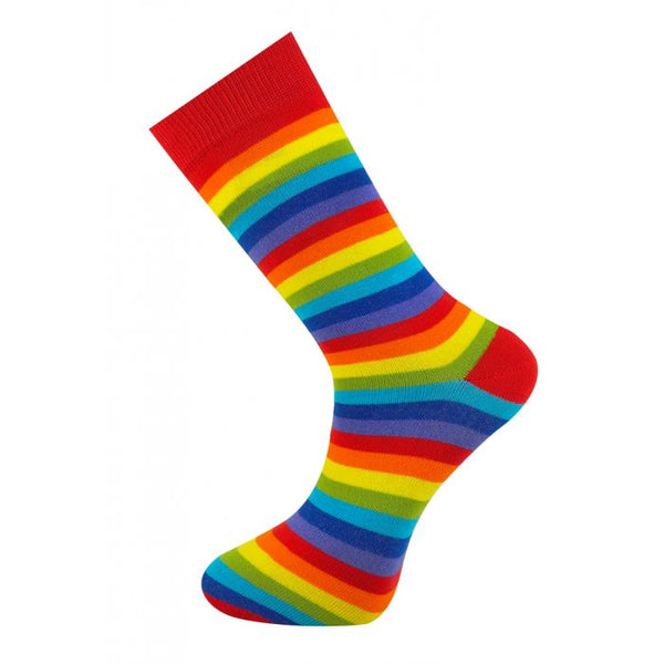 Crew Socks Rainbow Stripe