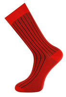 Ribbed Sock Red