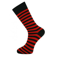 Striped Sock Red/Black