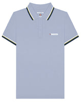 Triple Tipped Polo Ashley Blue(White/Khaki/Navy) 2XL