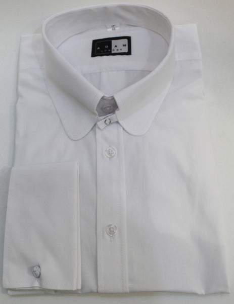 Tab Collar Shirt - White