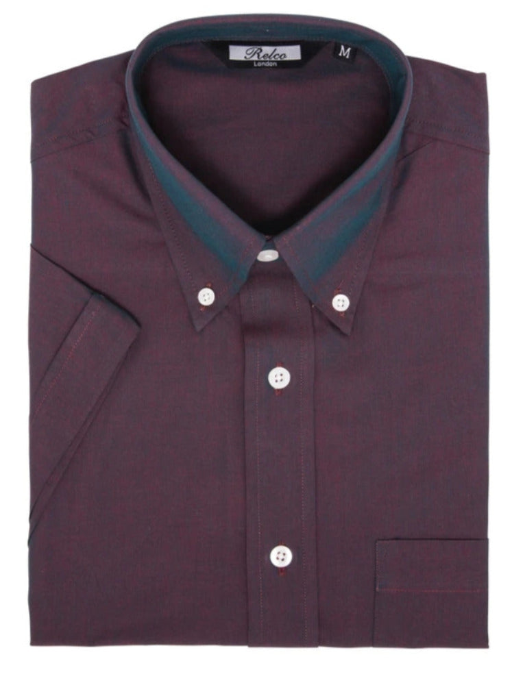Tonic SS Shirt Burgundy