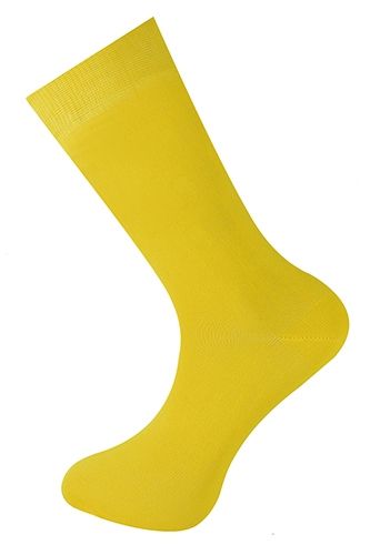 Plain Ankle Sock Yellow