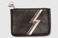 Black Ziggy Leather Purse