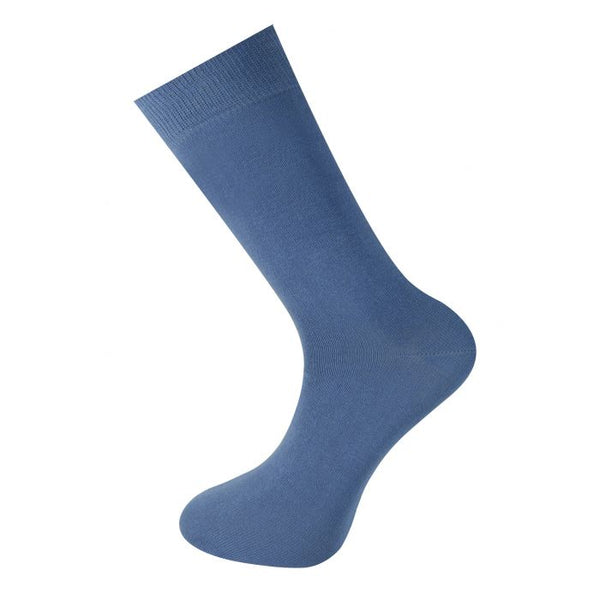 Plain Ankle Sock Blue