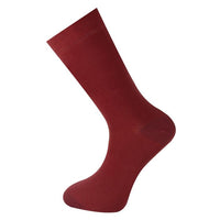 Plain Ankle Sock Bordo