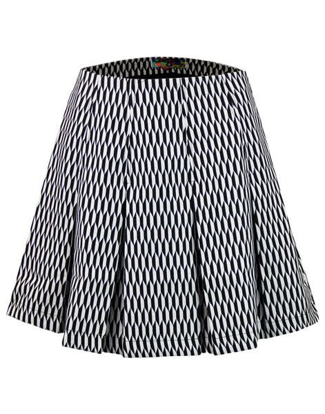 Ace Harlequin Diamond Pleated Tennis Skirt 16