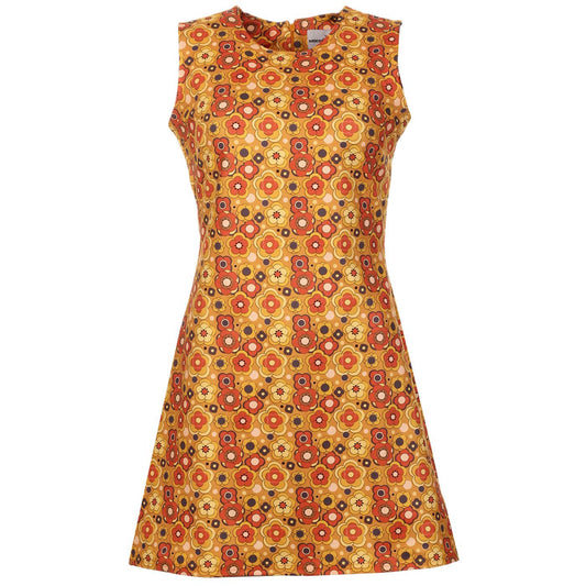 Daytripper Floral Print Shift Dress Yellow