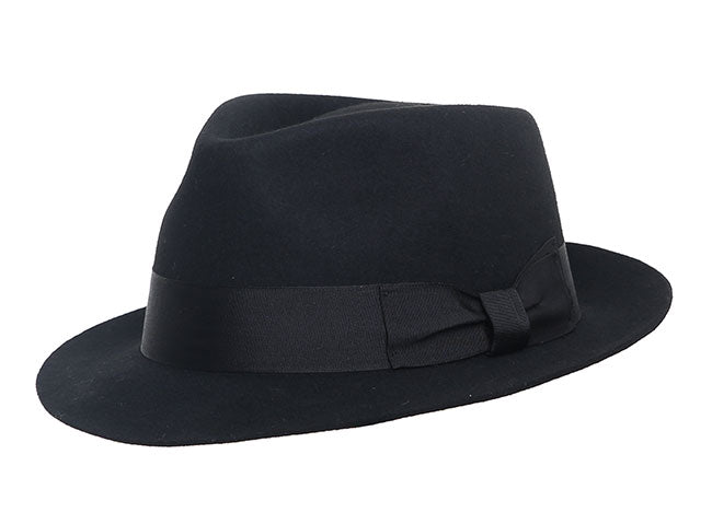 Manhattan Wool Trilby Black