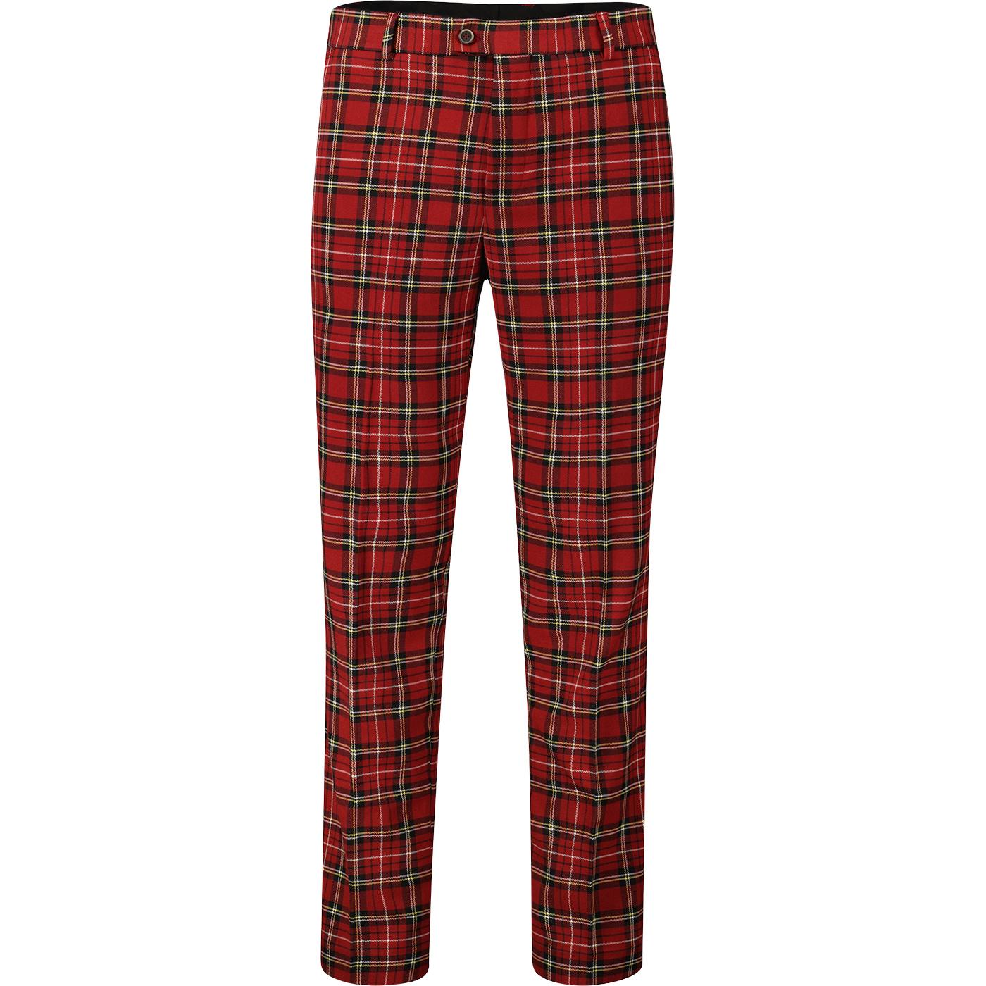Tartan Trousers Stewart Red