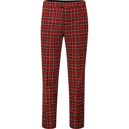 Tartan Trousers Stewart Red 38"