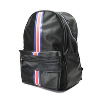 Vertical Stripe Backpack Black