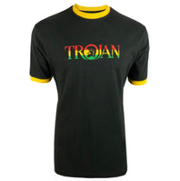Trojan Logo Ringer Tee TC/1014 Rasta