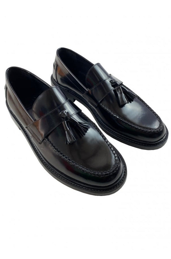 'Duke' Tassel Loafer Black