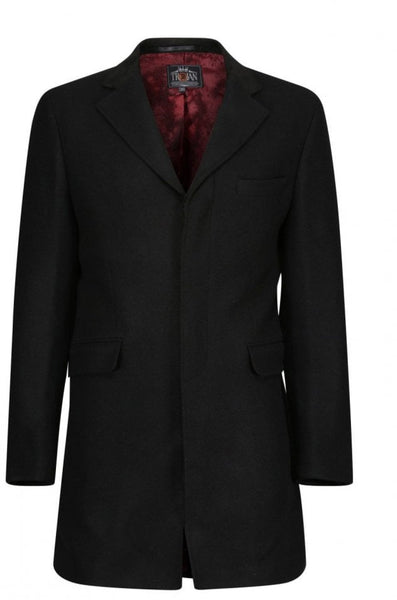 Velvet Collar Chesterfield Coat